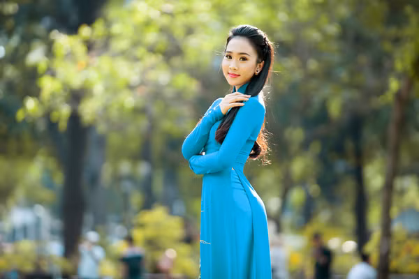 Cao An An khoe sắc với áo dài, chia sẻ ước mong đầu Xuân mới ảnh 5