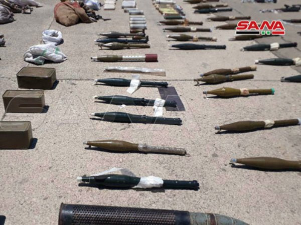 Quân đội Syria phát hiện kho vũ khí lớn ở Bắc Aleppo ảnh 1