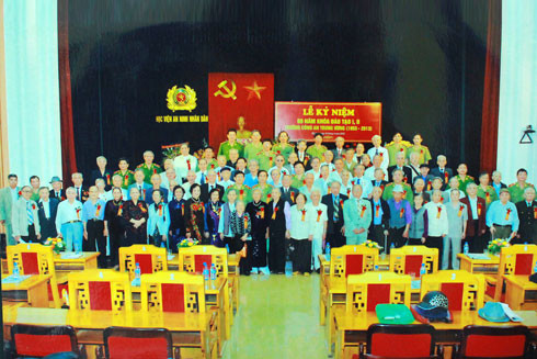 Tự hào truyền thống 2 khóa đầu tiên của trường Công an Trung ương ảnh 1