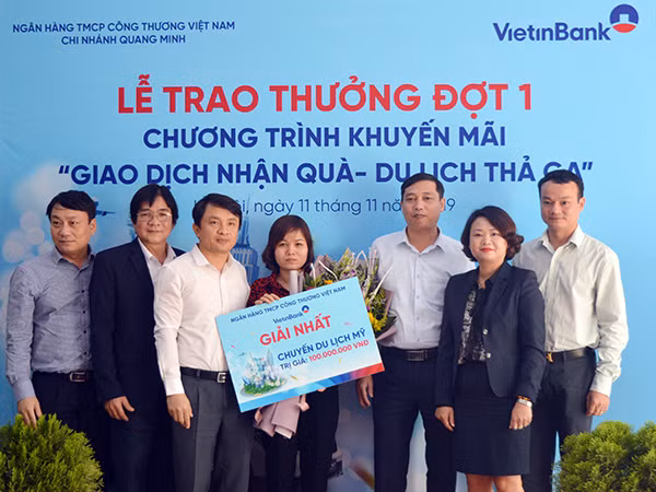 VietinBank tìm ra chủ nhân chuyến du lịch Mỹ trị giá 100.000.000 VND ảnh 2