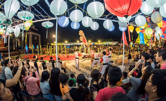 Chiêm ngưỡng những màn trình diễn lân sư rồng đỉnh cao tại Sun World Danang Wonders ảnh 4