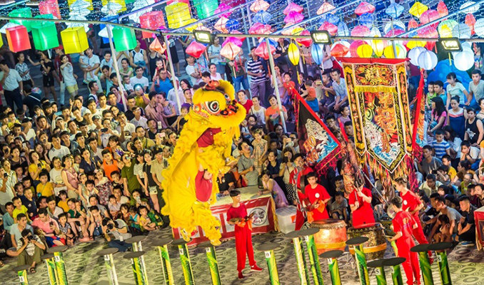 Chiêm ngưỡng những màn trình diễn lân sư rồng đỉnh cao tại Sun World Danang Wonders ảnh 1