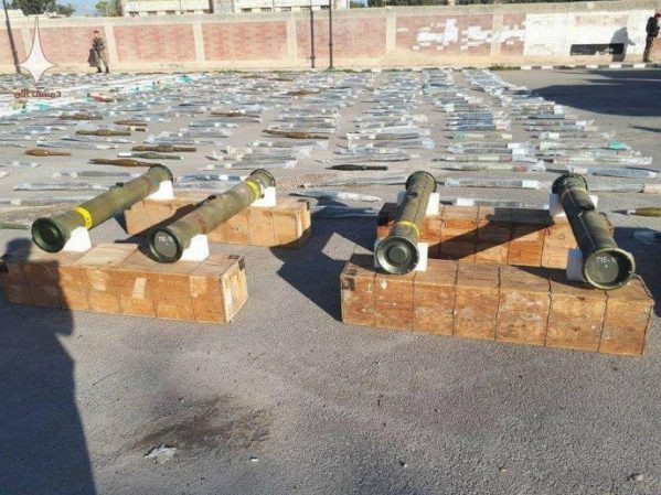 Quân đội Syria thu giữ số lượng lớn tên lửa do Mỹ chế tạo ảnh 1