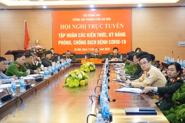 Bộ Công an tập huấn công tác phòng, chống dịch bệnh Covid-19 ảnh 4