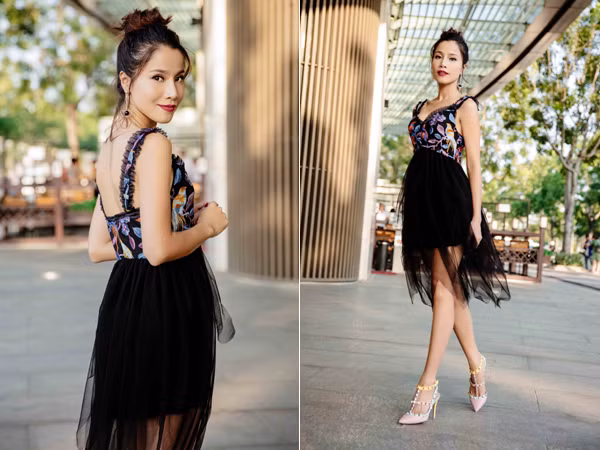 Người mẫu diễn viên Bảo Trúc khoe lưng ong nuột nà đầy quyến rũ ảnh 5