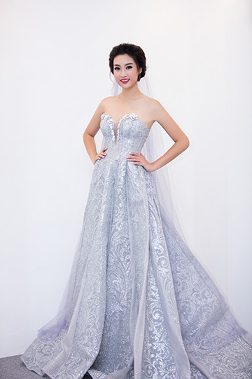 Hoa hậu Đỗ Mỹ Linh làm cô dâu lộng lẫy ảnh 5