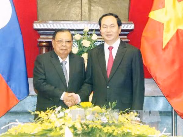 Thúc đẩy mạnh mẽ quan hệ hợp tác toàn diện Việt - Lào ảnh 1
