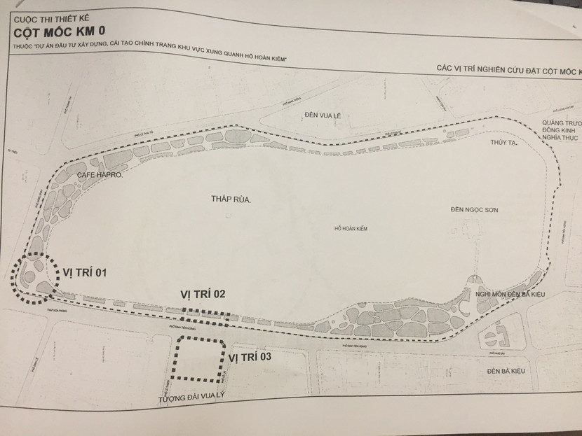 Cột mốc Km 0: Giảm tải hay thêm công trình cho Hồ Hoàn Kiếm? ảnh 3
