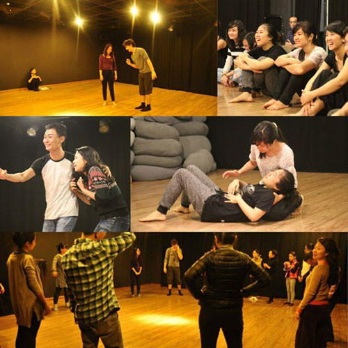 Giới trẻ hào hứng diễn kịch ứng tác ảnh 1