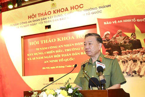 Lực lượng Công an nhân dân giữ vai trò nòng cốt, xung kích bảo vệ an ninh Tổ quốc ảnh 2