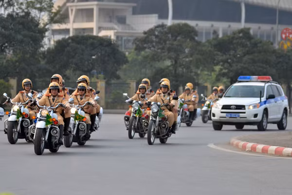 Cận cảnh các phương tiện chuyên dụng tham gia đảm bảo an toàn IPU ảnh 3