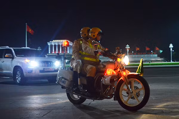 Xem Công an Hà Nội dẫn đoàn, đảm bảo an ninh Lễ Khai mạc IPU 132 ảnh 5