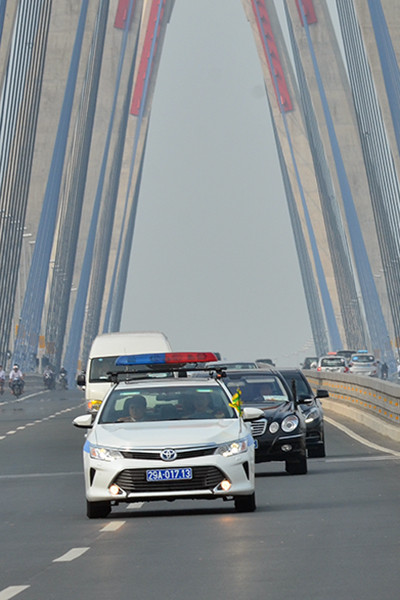 Xem Công an Hà Nội dẫn đoàn, đảm bảo an ninh Lễ Khai mạc IPU 132 ảnh 8