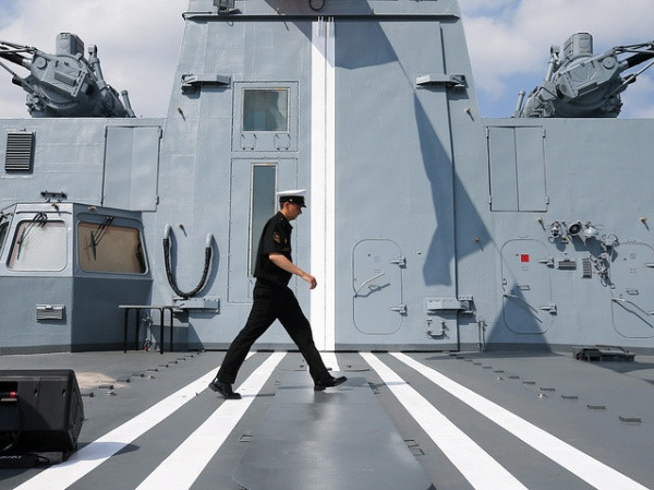 Tàu khu trục Đô đốc Gorshkov Nga thực hiện chuyến đi dài đầu tiên trong năm nay ảnh 1