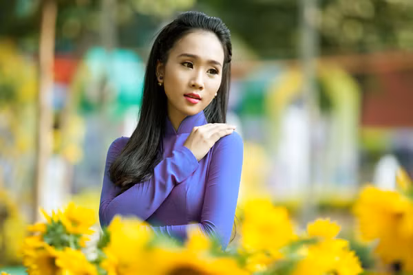 Cao An An khoe sắc với áo dài, chia sẻ ước mong đầu Xuân mới ảnh 7