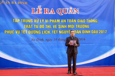 Ra quân xử lý vi phạm trật tự ATGT và trật tự đô thị ảnh 1 Ra quân xử lý vi phạm trật tự ATGT và trật tự đô thị ảnh 1