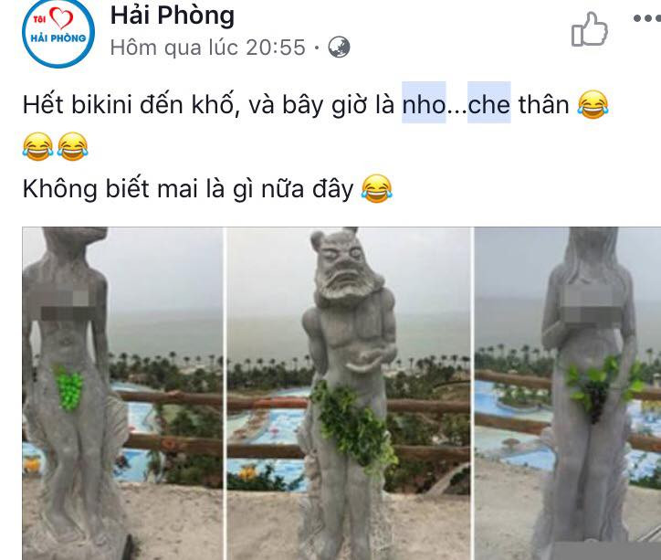 Mạng xã hội lại 'dậy sóng' khi vườn tượng 12 con giáp 'khỏa thân' được che nho xanh, đỏ ảnh 6