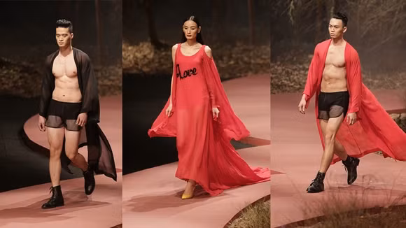 Ngắm bộ sưu tập Thu - Đông của NTK Đỗ Mạnh Cường tại Hà Nội ảnh 7