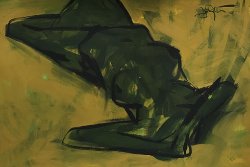 Triển lãm "36-59-74" ấn tượng của 3 cha con họa sĩ ảnh 6 Triển lãm "36-59-74" ấn tượng của 3 cha con họa sĩ ảnh 6