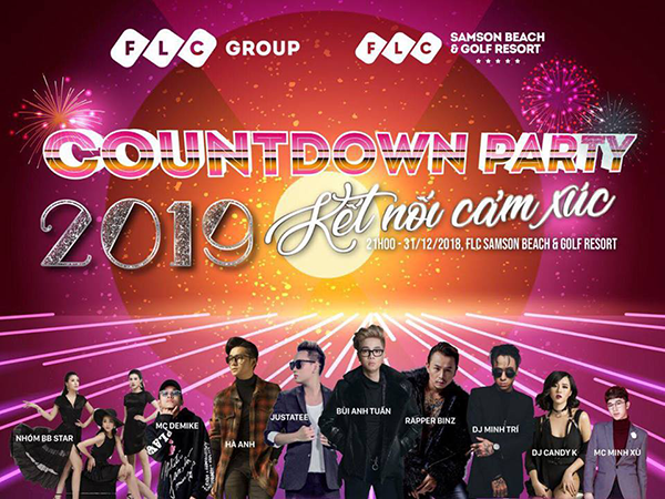 Đón năm mới cực đã cùng đại tiệc âm nhạc FLC Countdown Party 2019 ảnh 1 Đón năm mới cực đã cùng đại tiệc âm nhạc FLC Countdown Party 2019 ảnh 1