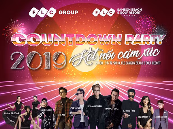 Đón năm mới cực đã cùng đại tiệc âm nhạc FLC Countdown Party 2019 ảnh 1 Đón năm mới cực đã cùng đại tiệc âm nhạc FLC Countdown Party 2019 ảnh 1