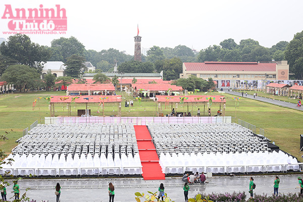Sẵn sàng cho đêm khai mạc Festival Áo dài Hà Nội 2016 ảnh 15