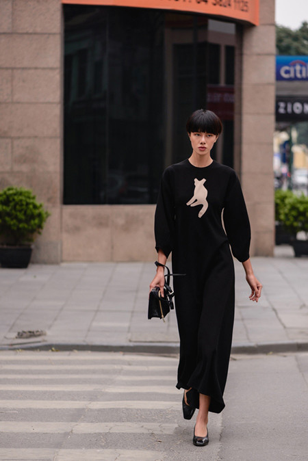 Đỗ Hà Next top model sành điệu xuống phố Hà Nội ảnh 4