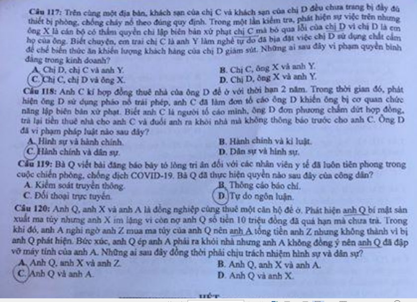 Đáp án tham khảo, nhận định đề thi môn Lịch sử - Kỳ thi THPT Quốc gia 2020 ảnh 9