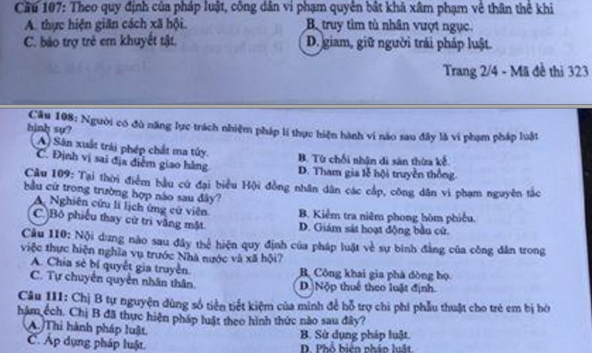 Đáp án tham khảo, nhận định đề thi môn Lịch sử - Kỳ thi THPT Quốc gia 2020 ảnh 6