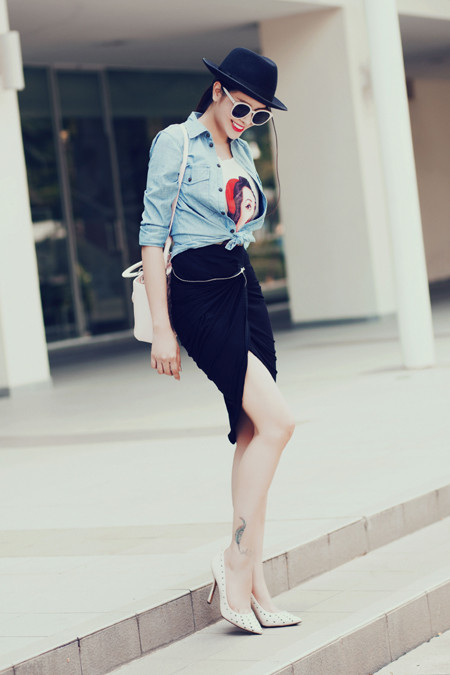 Diễn viên Sella Trương diện street style ấn tượng xuống phố ảnh 8