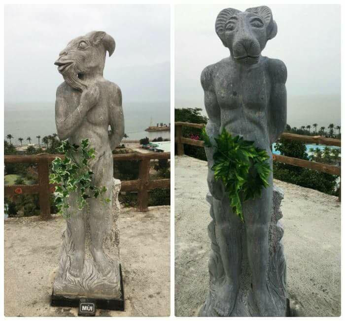 Mạng xã hội lại 'dậy sóng' khi vườn tượng 12 con giáp 'khỏa thân' được che nho xanh, đỏ ảnh 3