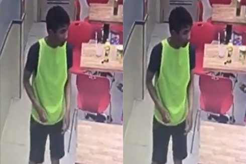 Hà Nội: Bị nhắc nhở hành vi, nam thanh niên càn quấy đạp đổ, vỡ xe máy ảnh 1