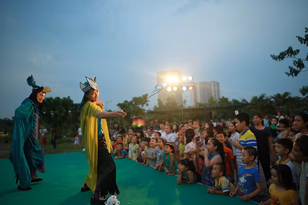 Trà Dr Thanh và Nhà hát kịch Việt Nam tạo sân chơi tìm hiểu văn hóa cho thiếu nhi Thủ đô ảnh 3 Trà Dr Thanh và Nhà hát kịch Việt Nam tạo sân chơi tìm hiểu văn hóa cho thiếu nhi Thủ đô ảnh 3