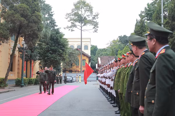 Đại tướng Tô Lâm, Bộ trưởng Bộ Công an kiểm tra công tác Công an Hà Nội ảnh 2