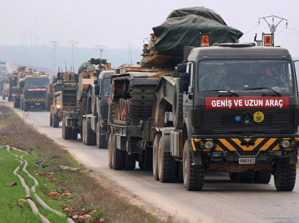 Thổ Nhĩ Kỳ tiếp tục triển khai đoàn xe quân sự dài đến nam Aleppo ảnh 1 Thổ Nhĩ Kỳ tiếp tục triển khai đoàn xe quân sự dài đến nam Aleppo ảnh 1