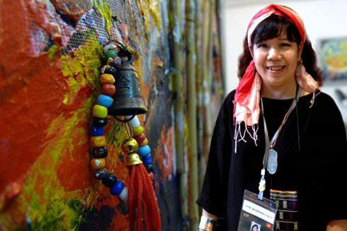 Cái đẹp trong gia đình toàn họa sĩ thành danh ảnh 1