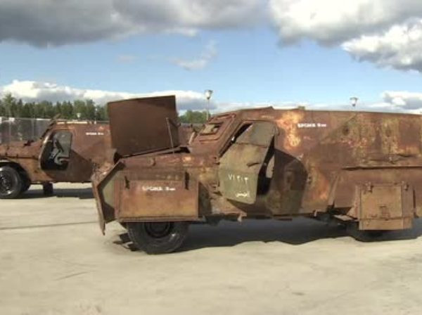 Vũ khí và thiết bị của phiến quân bị thu giữ được trưng bày tại Diễn đàn "Quân đội 2018" ảnh 1