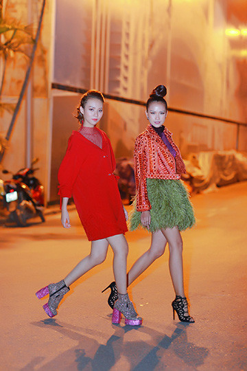 Phí Phương Anh đọ dáng bên Quán quân Next Top Ngọc Châu ảnh 6