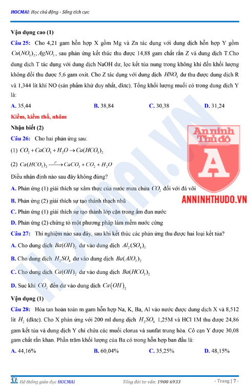 Tự đánh giá trước Kỳ thi THPT Quốc gia 2018 (3): Kiểm tra môn Hóa học & Đáp án môn Vật lí ảnh 9