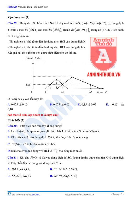 Tự đánh giá trước Kỳ thi THPT Quốc gia 2018 (3): Kiểm tra môn Hóa học & Đáp án môn Vật lí ảnh 10
