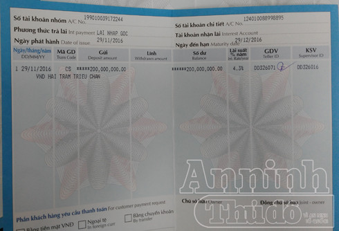 Lấy trộm 2 tỷ đồng ở chung cư cao cấp gửi tiết kiệm... lấy tiền xây nhà ảnh 4 Lấy trộm 2 tỷ đồng ở chung cư cao cấp gửi tiết kiệm... lấy tiền xây nhà ảnh 4