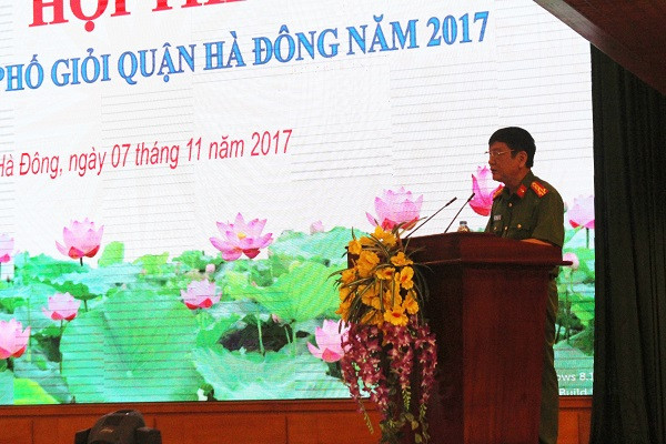 Sôi nổi hội thi Bảo vệ dân phố giỏi quận Hà Đông ảnh 2