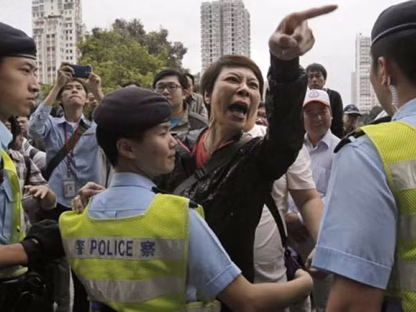 Biểu tình phản đối người đại lục ở Hồng Kông ảnh 1