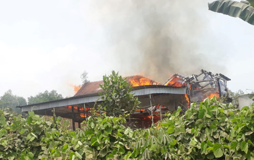 Cháy nhà, một người đàn ông bị tử vong thương tâm ảnh 1 Cháy nhà, một người đàn ông bị tử vong thương tâm ảnh 1