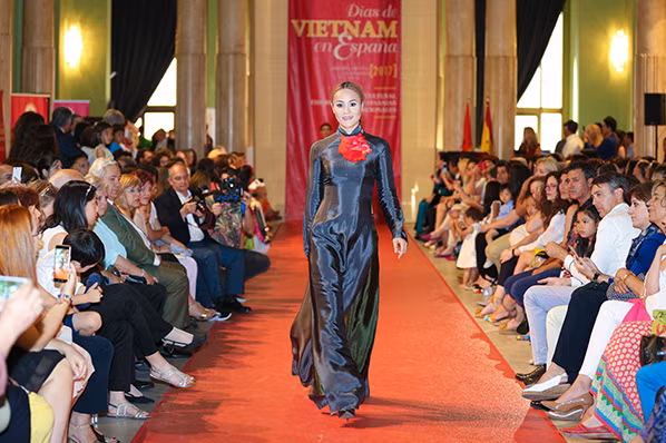 Hồng Ánh, Ngọc Thanh Tâm duyên dáng trong tà áo dài đón khách xem "Đảo của dân ngụ cư" ảnh 8