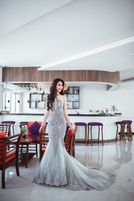 Á khôi Mỹ Duyên hút mắt với đầm dạ hội lộng lẫy ảnh 3 Á khôi Mỹ Duyên hút mắt với đầm dạ hội lộng lẫy ảnh 3