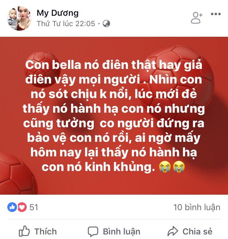 Cộng đồng mạng dậy sóng khi "hot girl" Bella có hành động bạo hành con đẻ ảnh 4 Cộng đồng mạng dậy sóng khi "hot girl" Bella có hành động bạo hành con đẻ ảnh 4