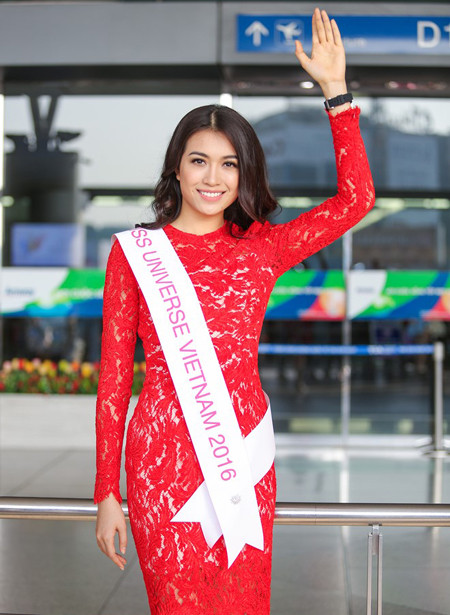 Lệ Hằng lên đường chinh phục Miss Universe ảnh 1 Lệ Hằng lên đường chinh phục Miss Universe ảnh 1