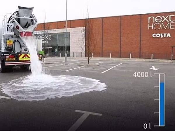 Bê tông "ma thuật" chống ngập lụt ảnh 1