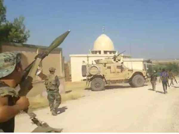 Tướng Syria đe dọa thiêu trụi đoàn xe tuần tra Mỹ ảnh 1 Tướng Syria đe dọa thiêu trụi đoàn xe tuần tra Mỹ ảnh 1